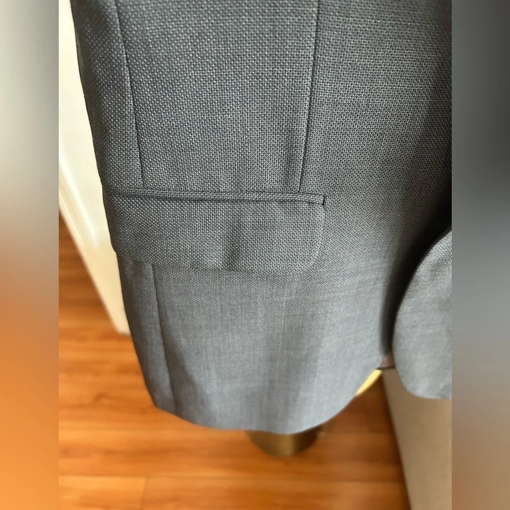 Banana Republic Marzotto Sport Jacket Blazer Wool Blue 36R Old Money Slim Fit